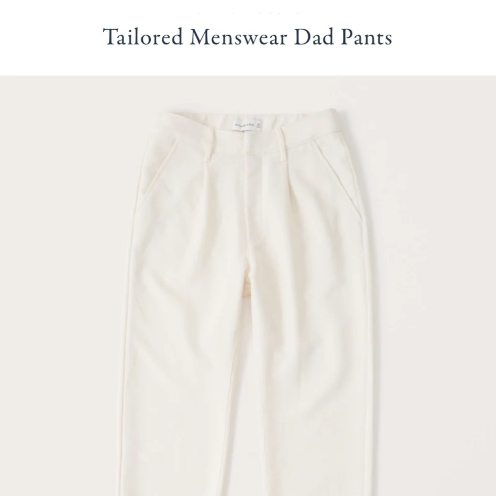 Abercrombie and Fitch Tailored Menswear Dad Pants